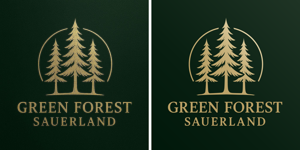 Logo-Vektorisierung für Green Forest Sauerland