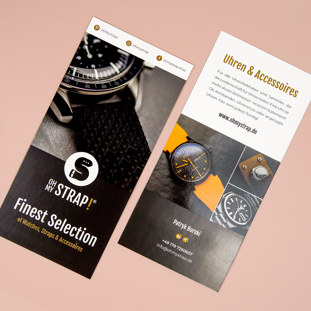 Flyer für OhMyStrap!